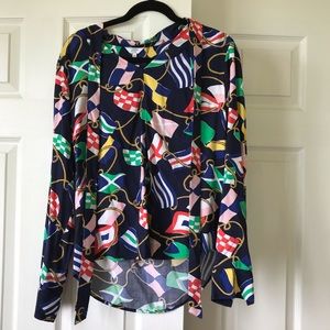 Crown & Ivy Nautical Flag Shirt